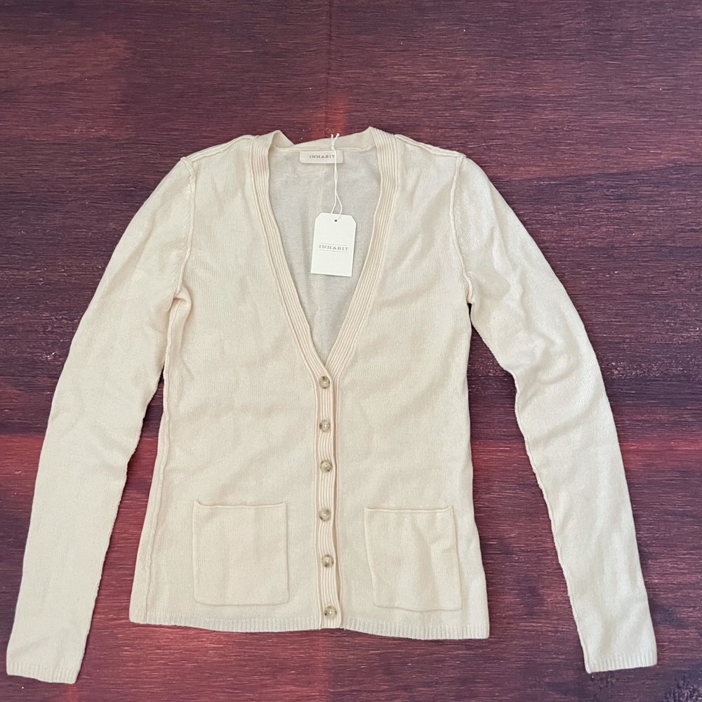INHABIT cashmere cardigan - 98% cashmere